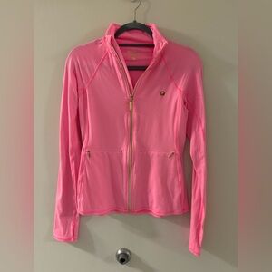 Lilly Pulitzer Luxlethic ZipUp sz XS